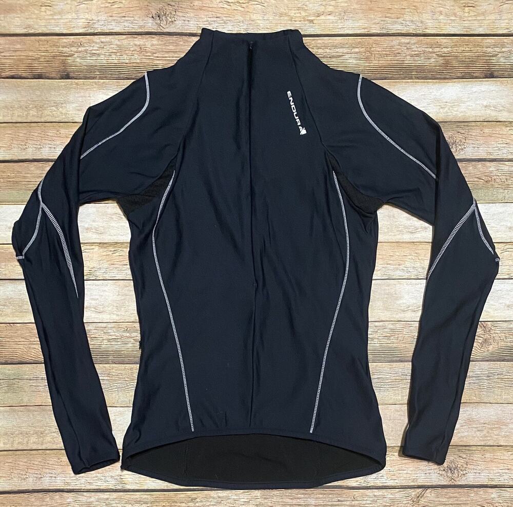ENDURA Womens Size S Black Quarter Zip Cycling Jacket
